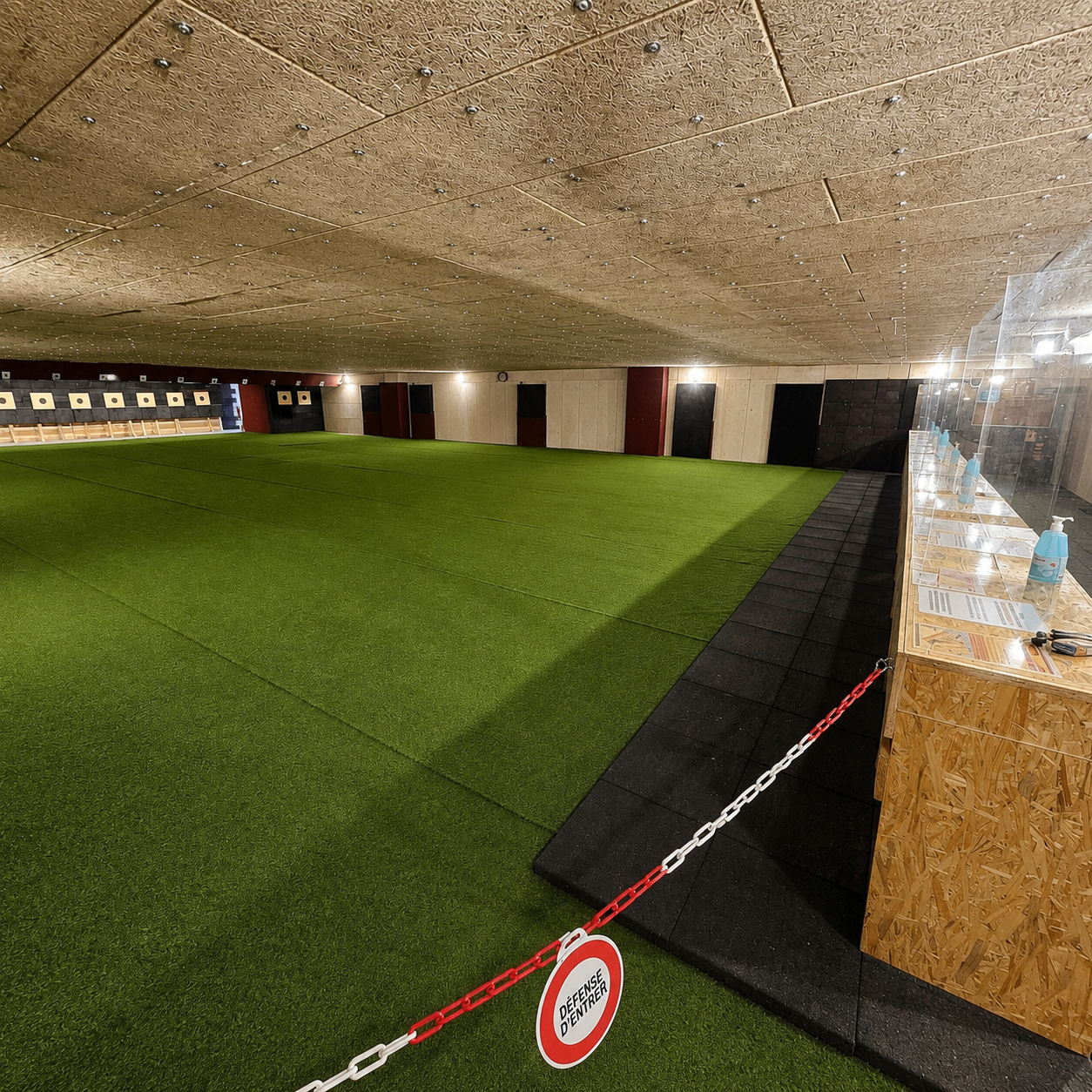 Système de ventilation du stand de tir Cercle Napoléon