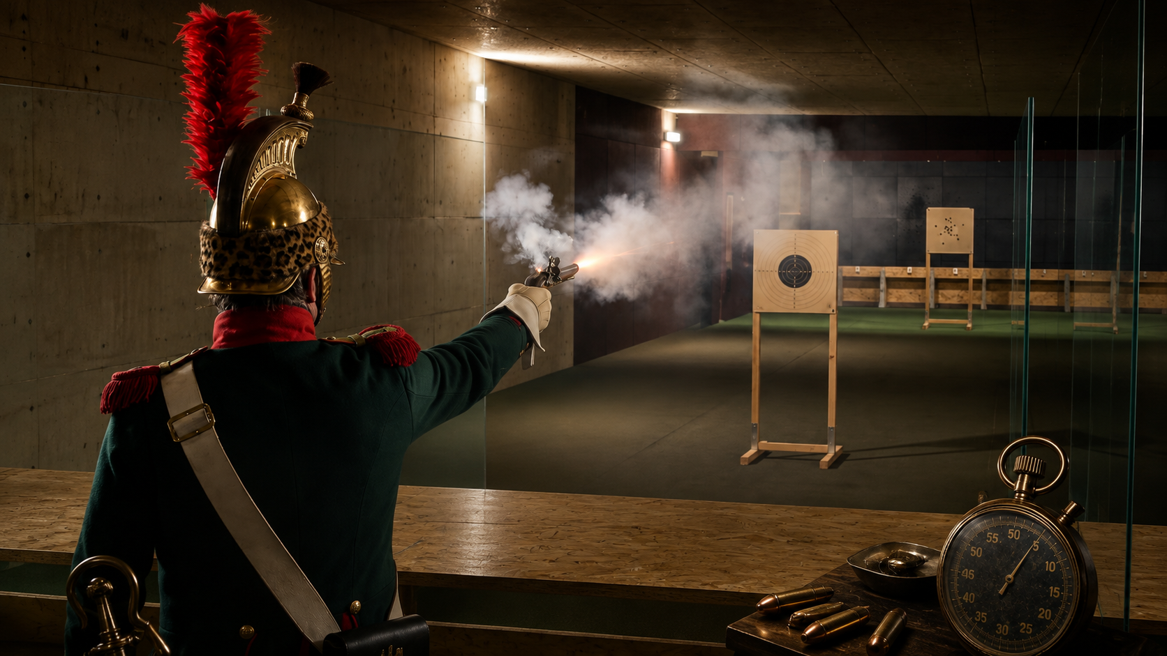 Compétition de tir sportif au Cercle Napoléon à Draguignan