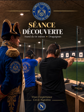 Séance découverte au stand de tir indoor du Cercle Napoléon