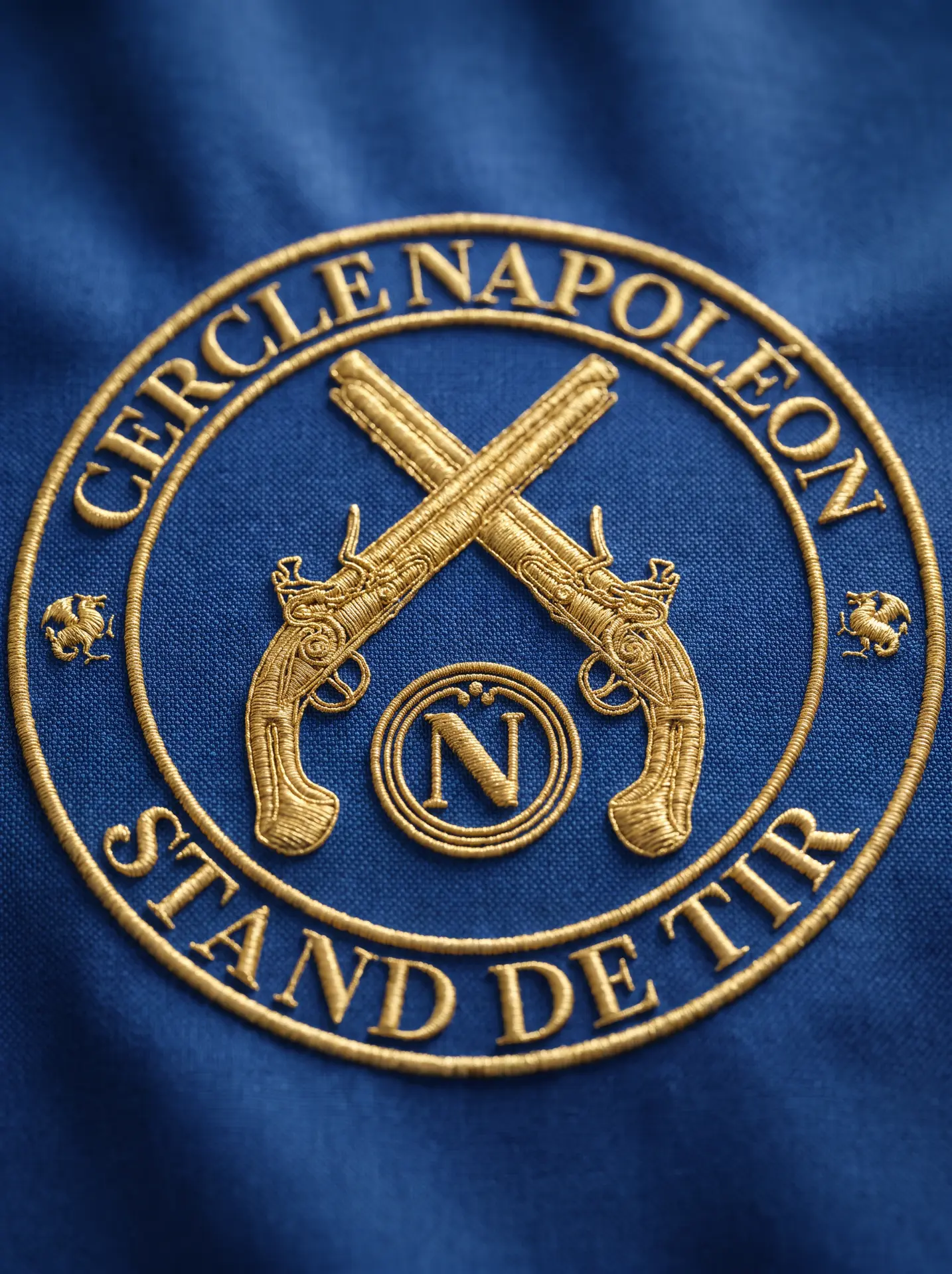 Badge brodé du Cercle Napoléon Stand de Tir